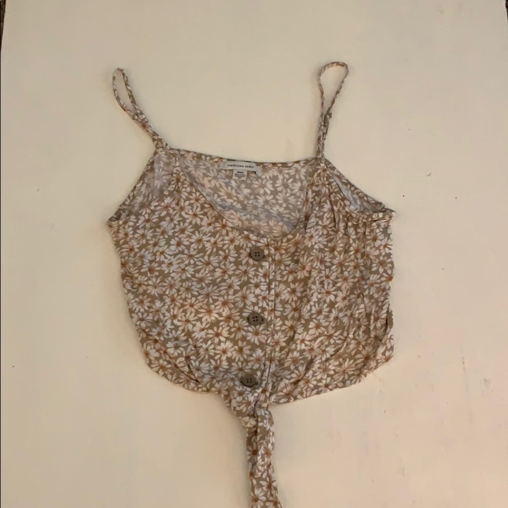 American Eagle Outfitters flower crop top